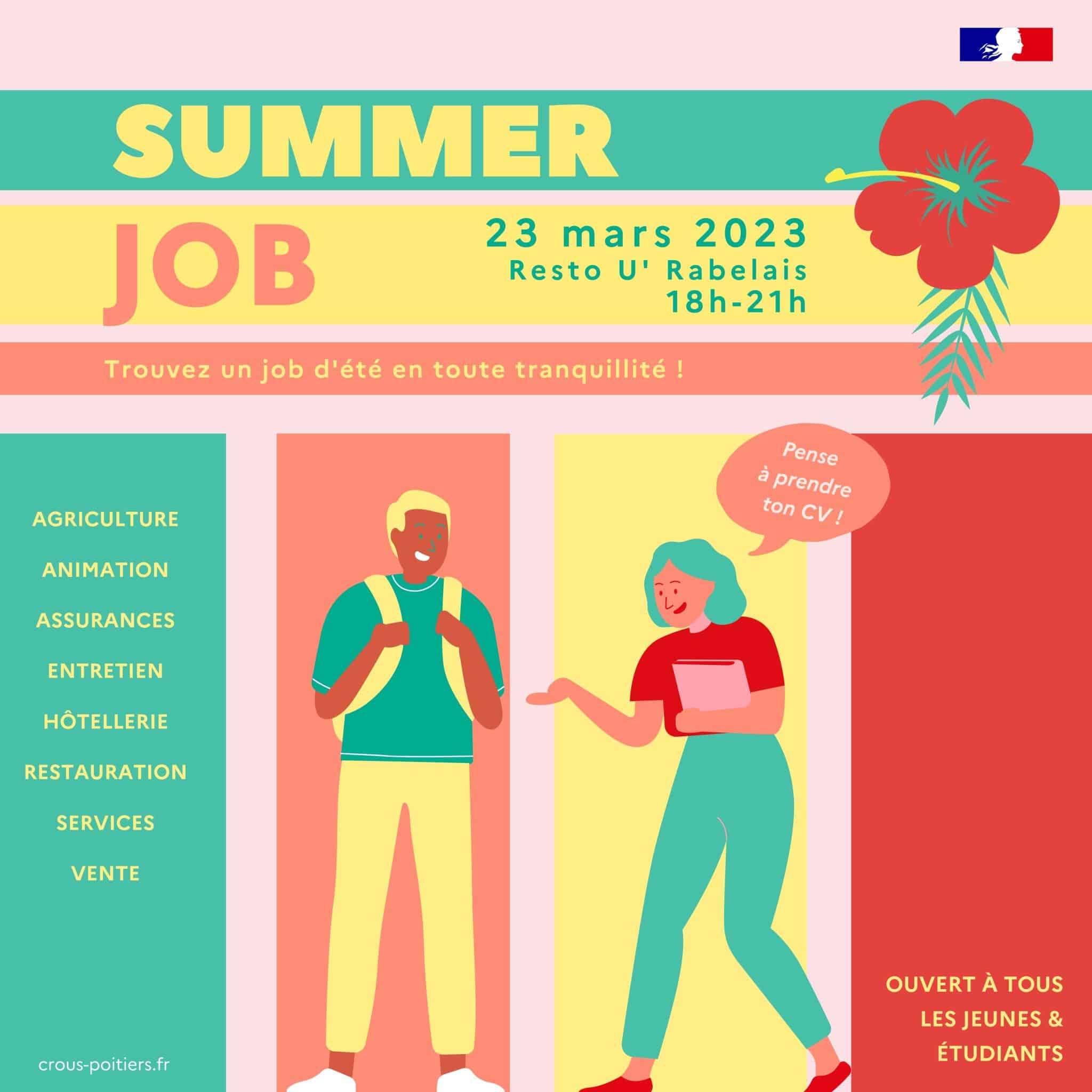 Offres d'emplois permanents ou saisonniers Crous Poitiers